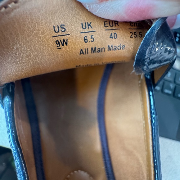 NIB Franco Sarto Navy Loafers Size 9 - Picture 10 of 10